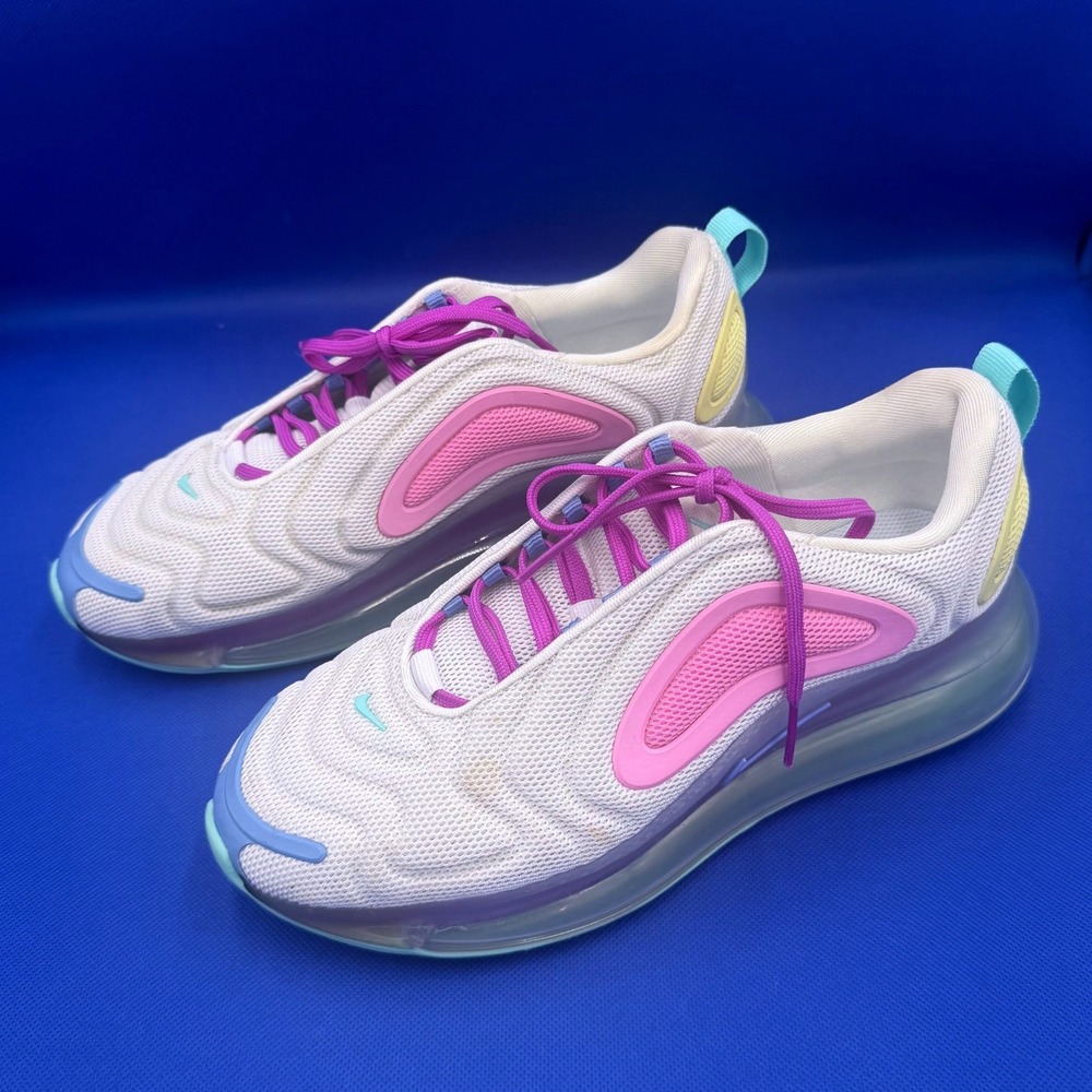 Nike Air Max 720 White Light Aqua Chalk Blue AR9293-102 Womens Size 8 Y2K Retro